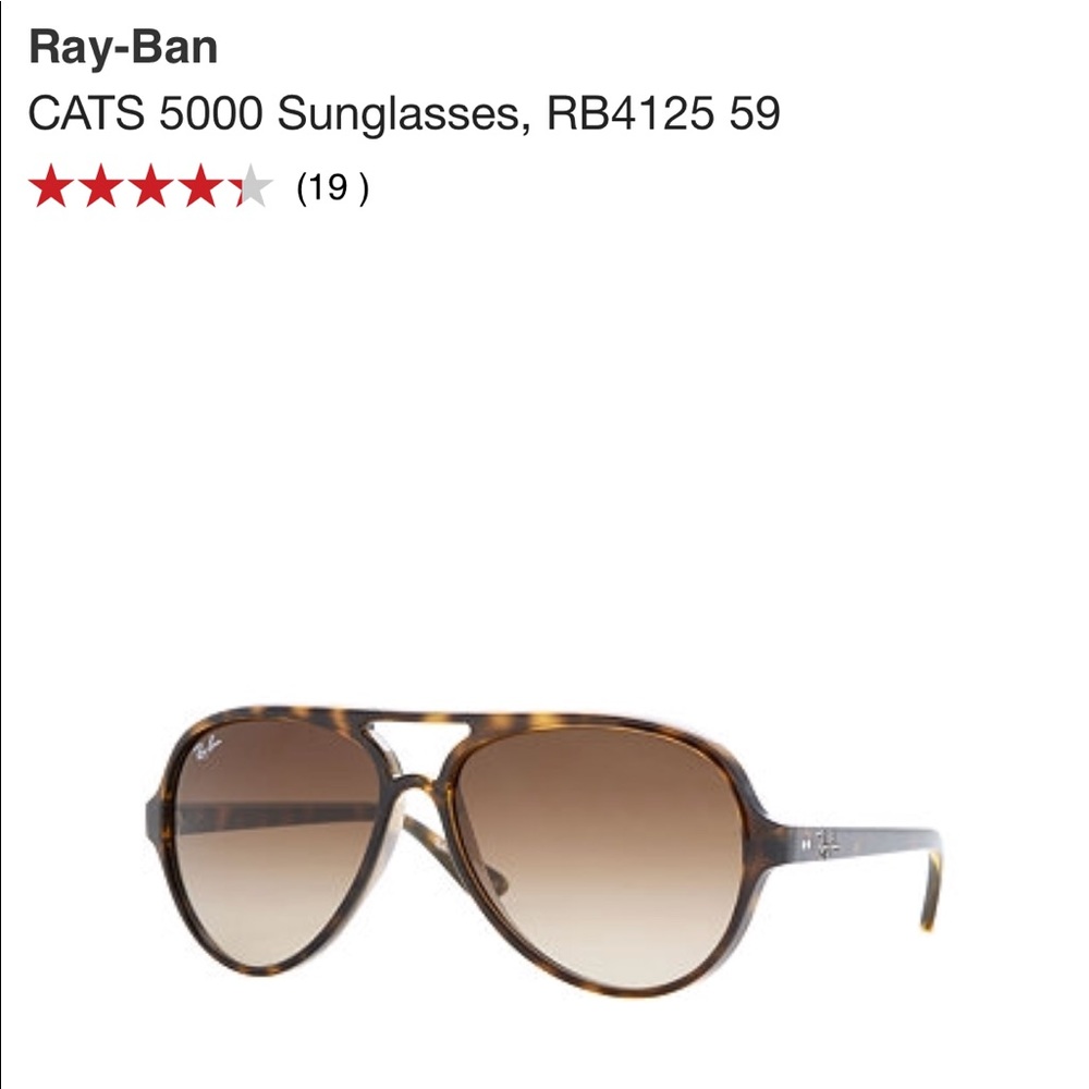 Ray ban cats 5000 tortoise shell